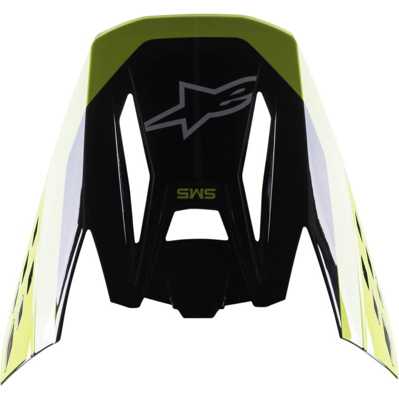 ALPINESTARS VISOR M-5 BEAM BK/GY/YL 8983622-1515