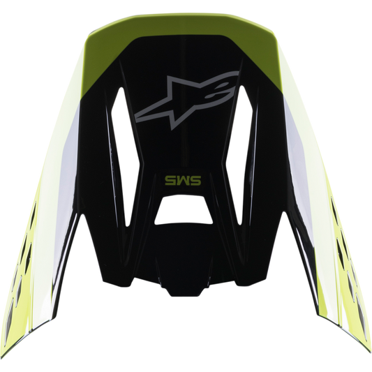 ALPINESTARS VISOR M-5 BEAM BK/GY/YL 8983622-1515
