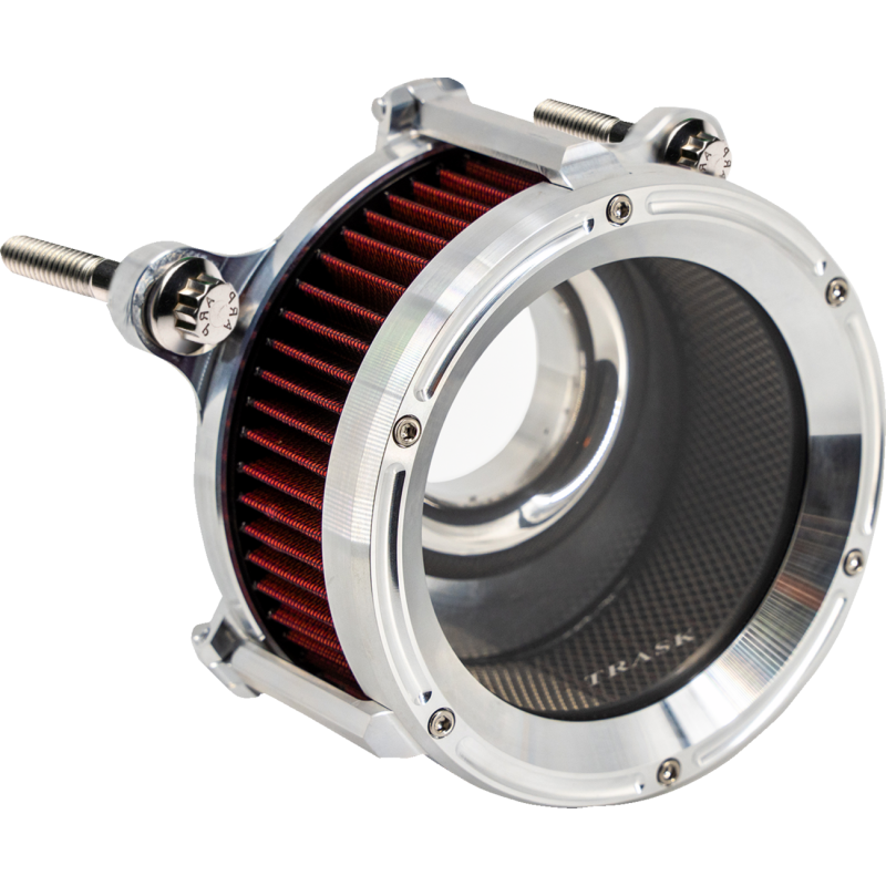 TRASK AIR CLEANER ASSAULT HIGH FLOW KIT - RAW TM-1024R