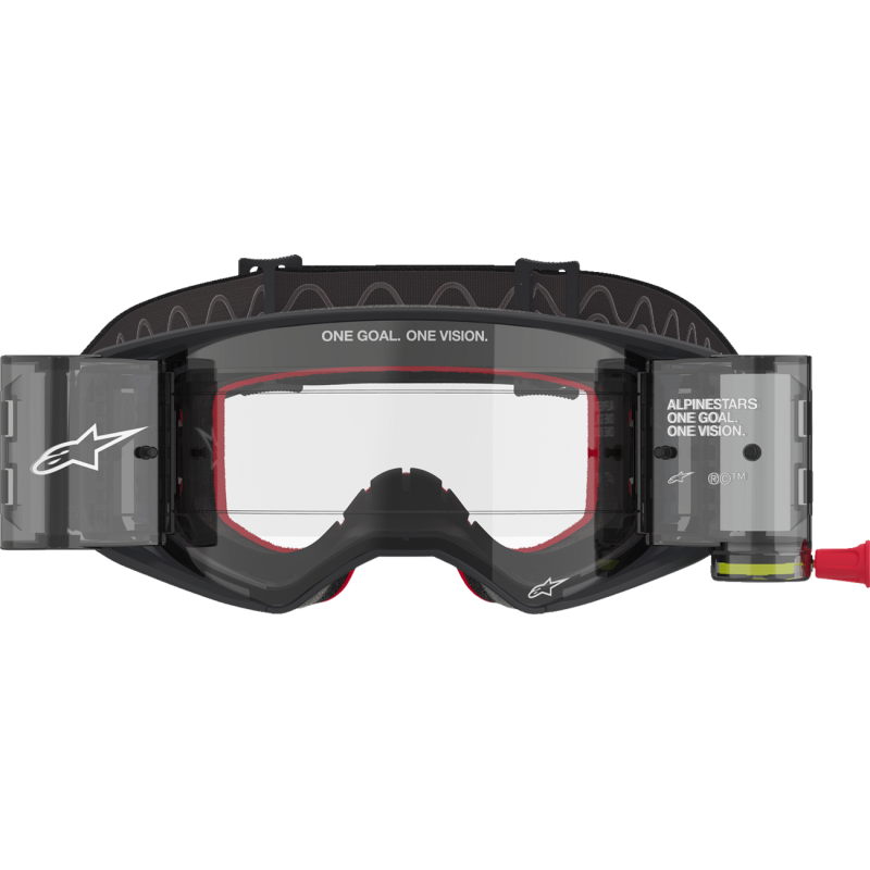 ALPINESTARS GOGGLES GOGGLE STECH CORP BLK/GRY/CLR ROLL-OFF 5100425-1518