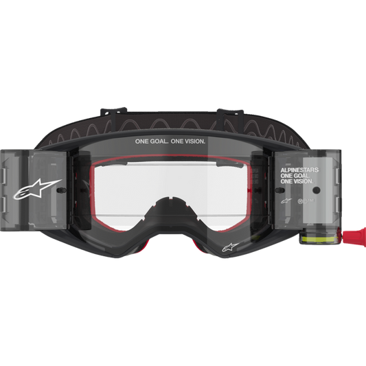 ALPINESTARS GOGGLES GOGGLE STECH CORP BLK/GRY/CLR ROLL-OFF 5100425-1518