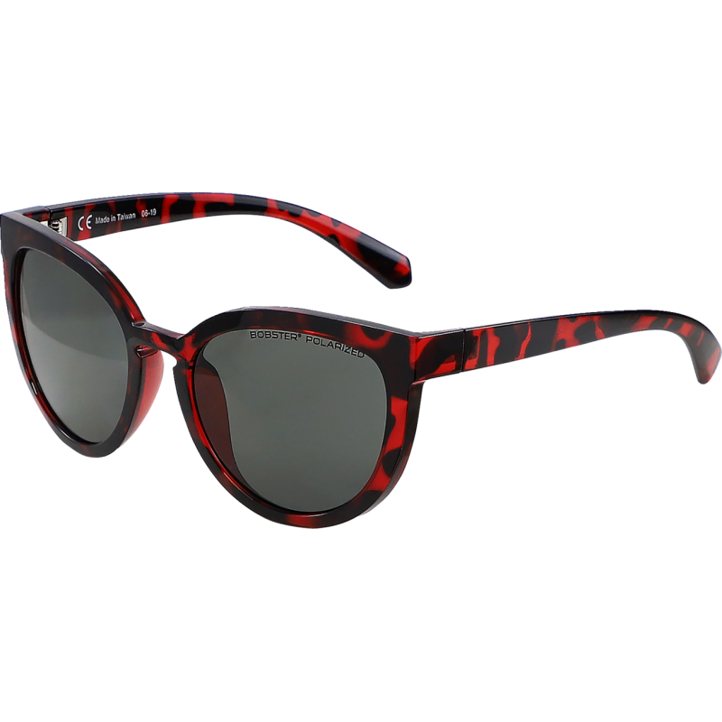 BOBSTER BOBSTER SAIL GLOSS RED TORTOISE FRAME SMOKED POLARIZED LENS BSAL001P