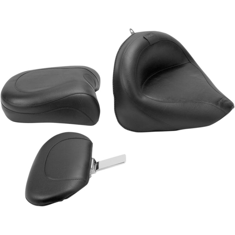 MUSTANG SEAT WIDE TOURING W DBR YAM V-STAR CLAS 00-09 SILV 03-09 79242