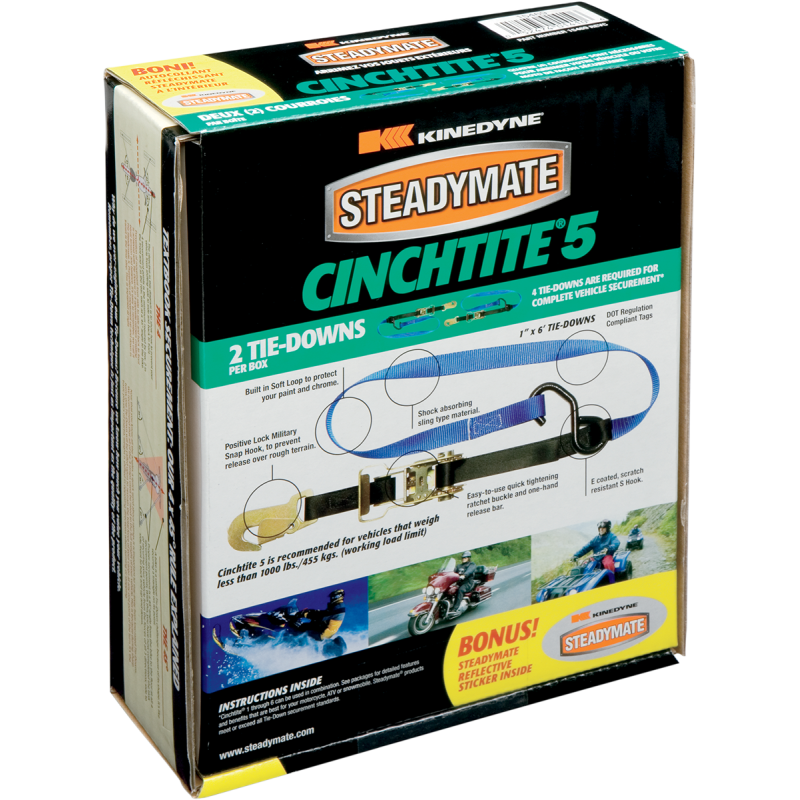 STEADYMATE STEADYMATE CINCHTITE 5 1000 LBS 2 PACK 15469