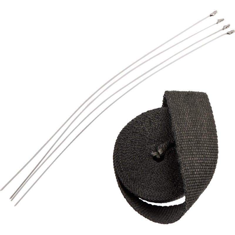 DRAG SPECIALTIES EXHAUST HEAT WRAP KIT 2" BLACK 526-2004