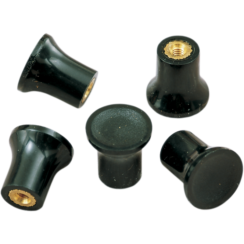 MOTION PRO CHOKE KNOB 8-32 PITCH THREAD PK/5 BLK 01-0074