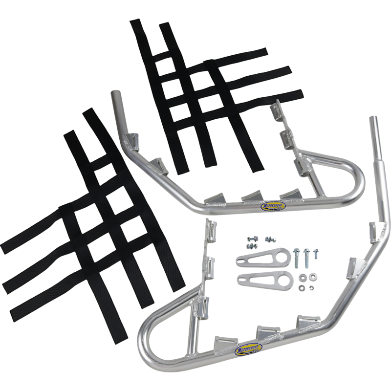 MOTORSPORT PRODUCTS NERFBARS ALUM YFZ450R SIL 81-3001