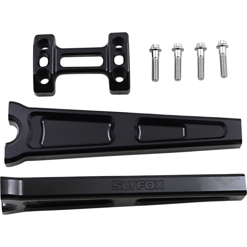 SLYFOX RISER STRAIGHT 10X1" BLK TM-SLY8