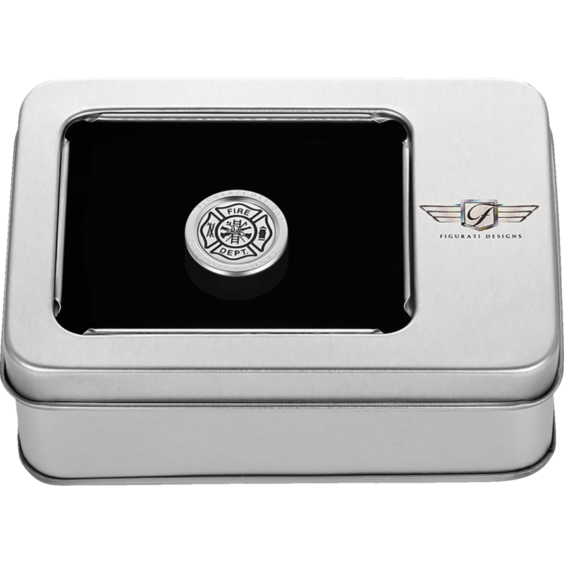 FIGURATI DESIGNS HEEL-TOE SHIFTER COVER SILVER WITH MALTESE CROSS-FIRE FD74-HTSC-SS