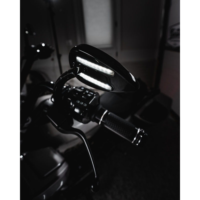 CUSTOM DYNAMICS MIRRORS LED RUN & TURN SIGNAL BLACK CD-MIR-PLUG-B