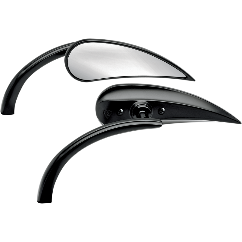 ARLEN NESS RAD II TEARDROP MIRROR BLACK LEFT (EA) 13-400