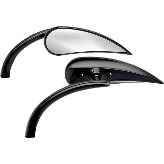 ARLEN NESS RAD II TEARDROP MIRROR BLACK LEFT (EA) 13-400
