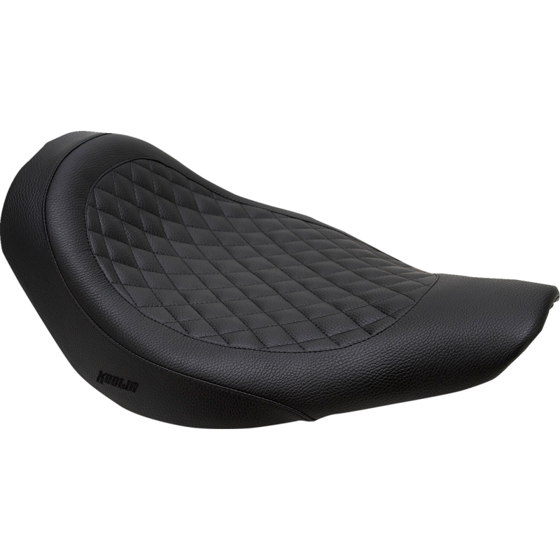 KODLIN SOLO SEAT FOR M8 FATBOY W/KODLIN RR FENDER & STOCK TANK BLK K59661-L
