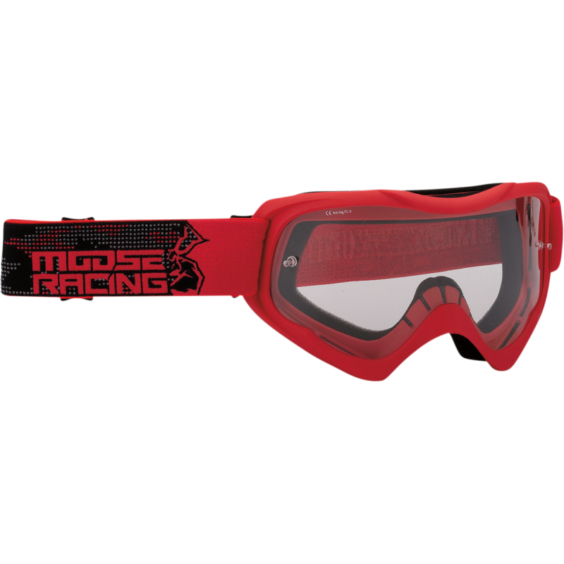 MOOSE RACING SOFTGOODS GOGGL QUALFR AGROID RED 2601-2654