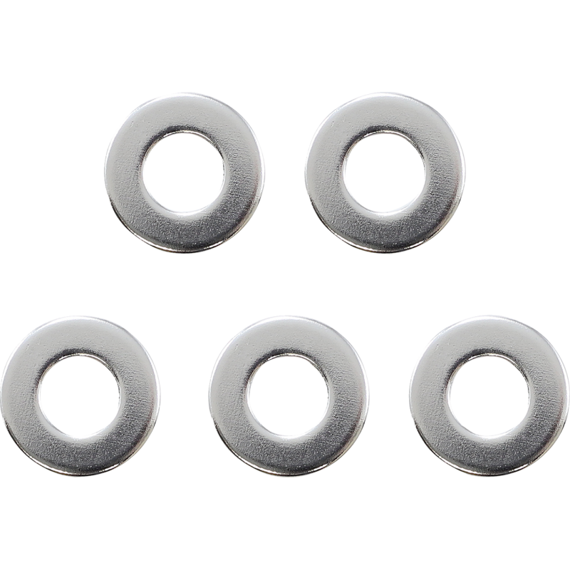 DRAG SPECIALTIES WASHER AXLE CHR 5756 5PK W16-0348-HWW