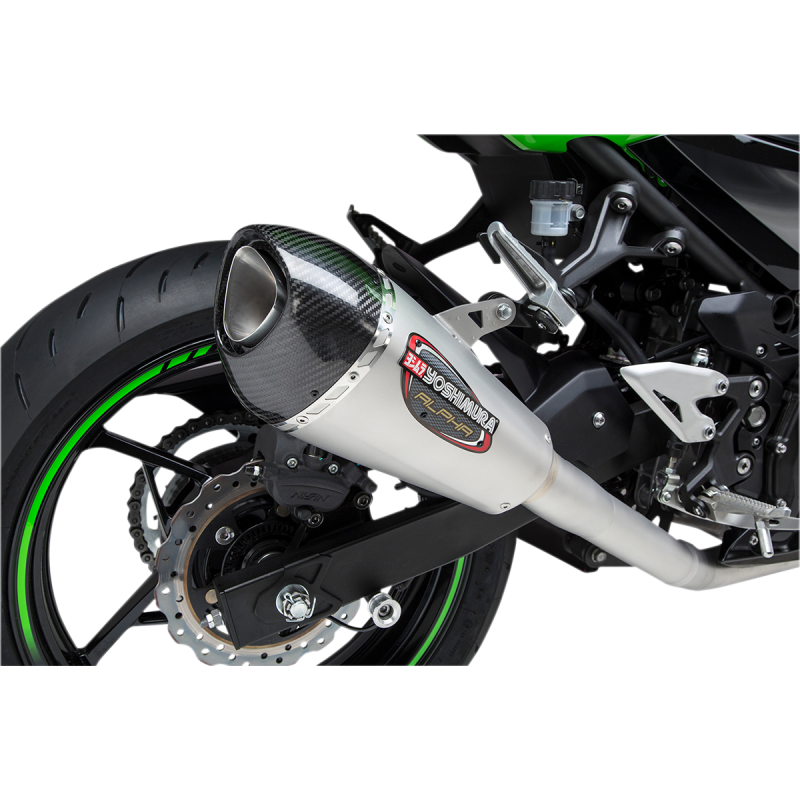 YOSHIMURA 18-23 NINJA 400 ALPHA T FS SS/SS/CF WF 14710AP520