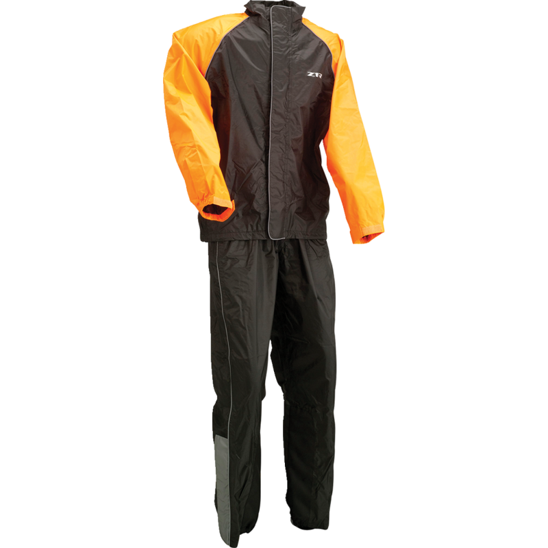 Z1R RAINSUIT BK/OR S 2851-0529