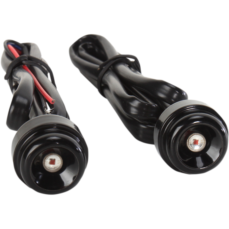 CYCLE VISIONS LUCIFER LIGHT RED  BLK CV-4540B