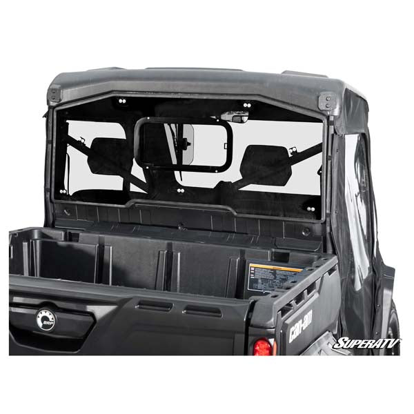 SUPERATV SLIDING REAR WINDSHIELD CAN-AM DEFENDER RWS-CA-DEF-SGW-76