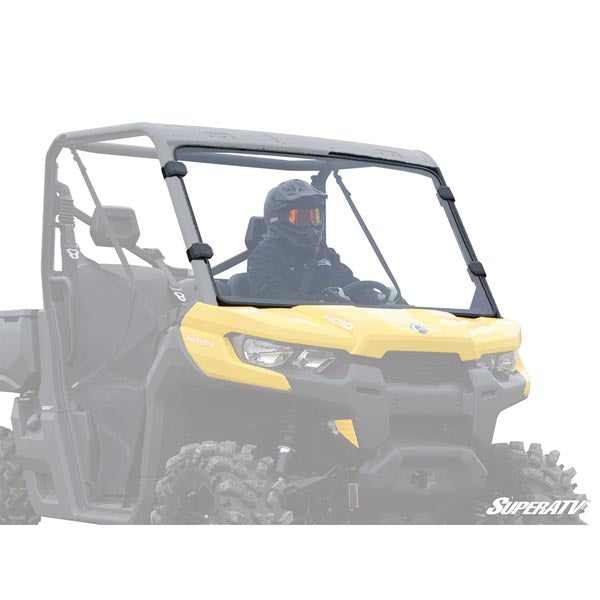 SUPERATV FULL WINDSHIELD CLEAR - STANDARD CAN-AM DEFENDER WS-CA-DEF-75
