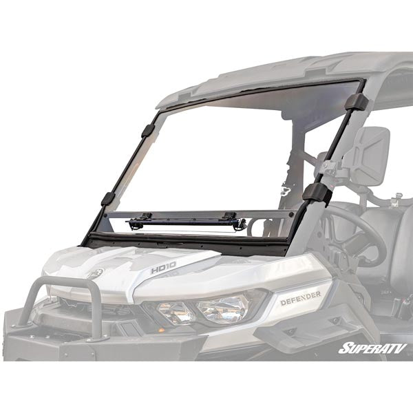 SUPERATV VENTED FULL WINDSHIELD - CLEAR CAN-AM DEFENDER WS-CA-DEF-V-001-70