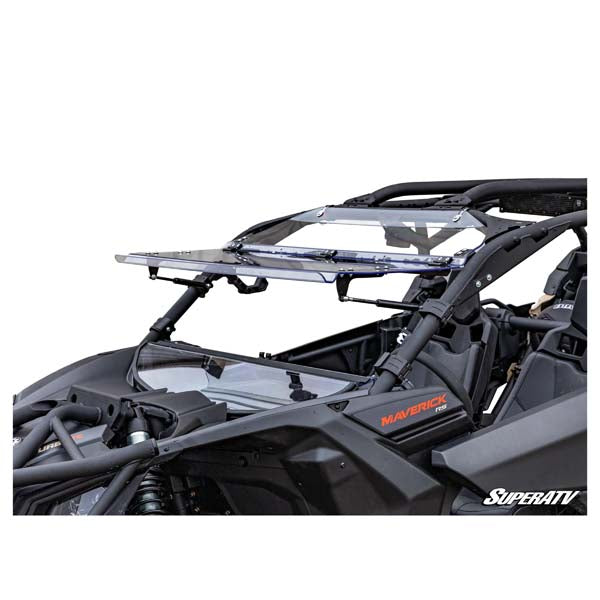 SUPERATV SCRATCH-RESISTANT FLIP WINDSHIELD CAN-AM X3 FWS-CA-X3-70