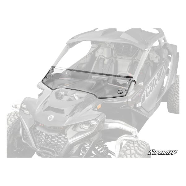 SUPERATV SCRATCH-RESISTANT HALF WINDSHIELD CAN-AM MAVERICK HWS-CA-MAVR-001-70