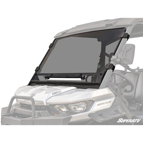 SUPERATV SCRATCH-RESISTANT VENTED FULL WINDSHIELD CAN-AM DEFENDER WS-CA-DEF-V-001-73