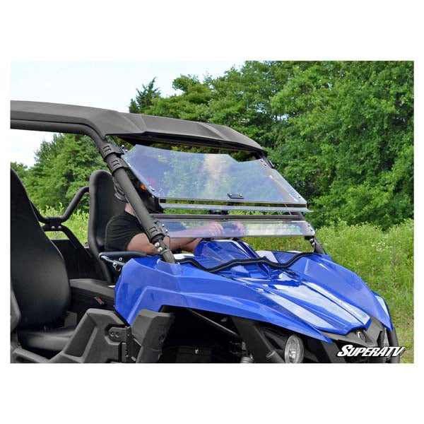SUPERATV SCRATCH-RESISTANT FLIP WINDSHIELD YAMAHA WOLVERINE FWS-Y-WV-70