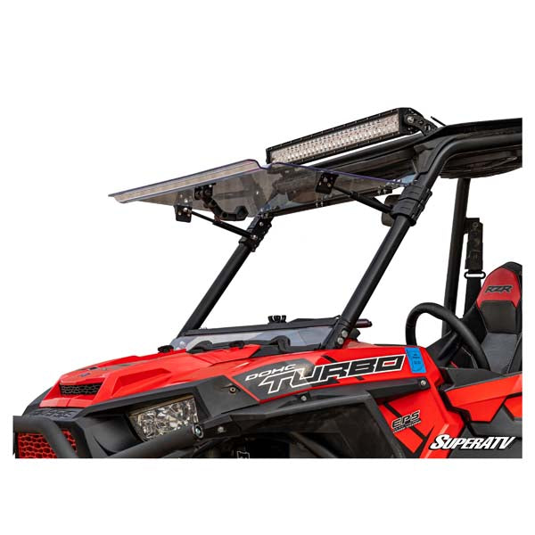SUPERATV SCRATCH-RESISTANT FLIP WINDSHIELD POLARIS RZR XP FWS-P-RZR-1K-001-70