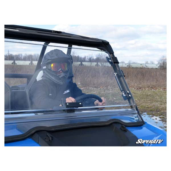 SUPERATV SCRATCH-RESISTANT FLIP WINDSHIELD POLARIS RZR XP FWS-P-RZR1K-002-70
