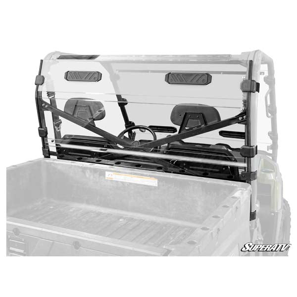 SUPERATV VENTED FULL REAR WINDSHIELD POLARIS RWS-P-RAN900-V-75
