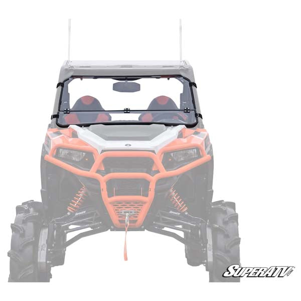 SUPERATV SCRATCH RESISTANT FLIP DOWN WINDSHIELD POLARIS GENERAL FDWS-P-GEN1K-70