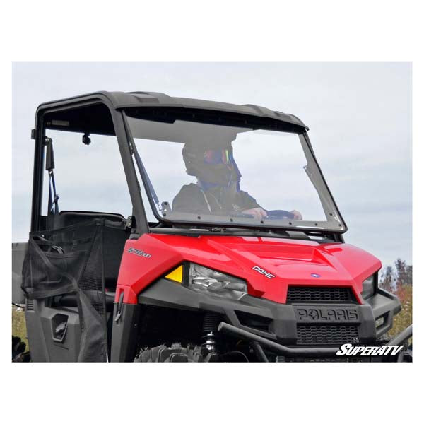 SUPERATV SCRATCH-RESISTANT FLIP WINDSHIELD POLARIS RANGER MIDSIZE FWS-P-RANMID-70