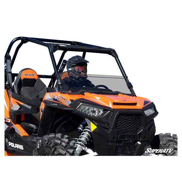 SUPERATV HALF WINDSHIELD - CLEAR POLARIS RZR XP HWS-P-RZR1K-001-75
