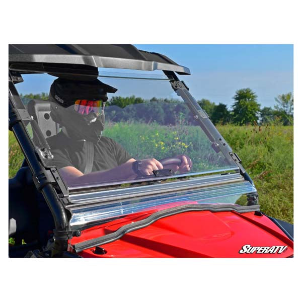SUPERATV SCRATCH-RESISTANT FLIP WINDSHIELD HONDA PIONEER 500 FWS-H-PIO500-70