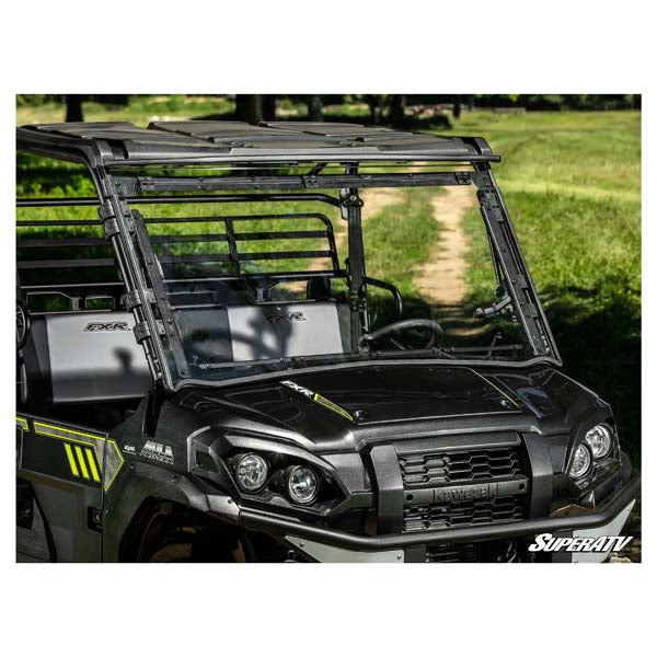 SUPERATV FLIP WINDSHIELD KAWASAKI MULE PRO FXT FWS-K-MULE-FXT-70