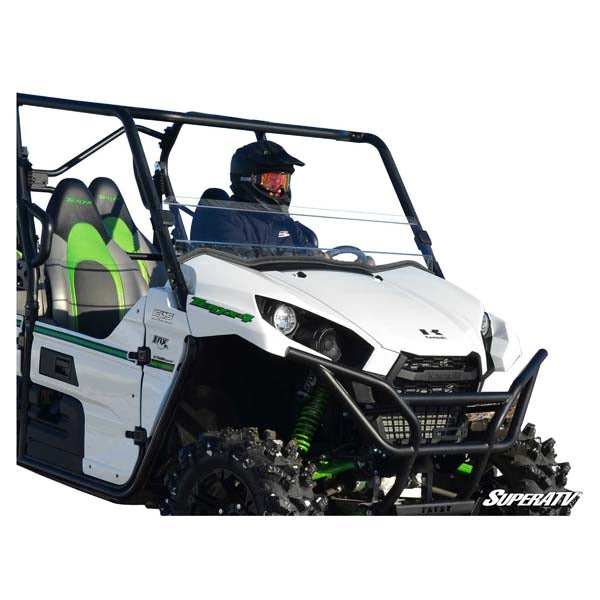 SUPERATV HALF WINDSHIELD - CLEAR KAWASAKI TERYX 4 HWS-K-TRX4-001-75
