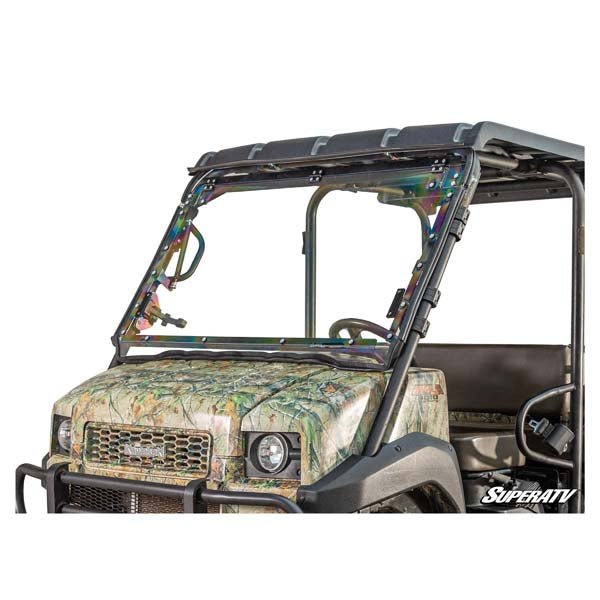SUPERATV SCRATCH-RESISTANT FLIP WINDSHIELD KAWASAKI MULE FWS-K-MULE-4010-70