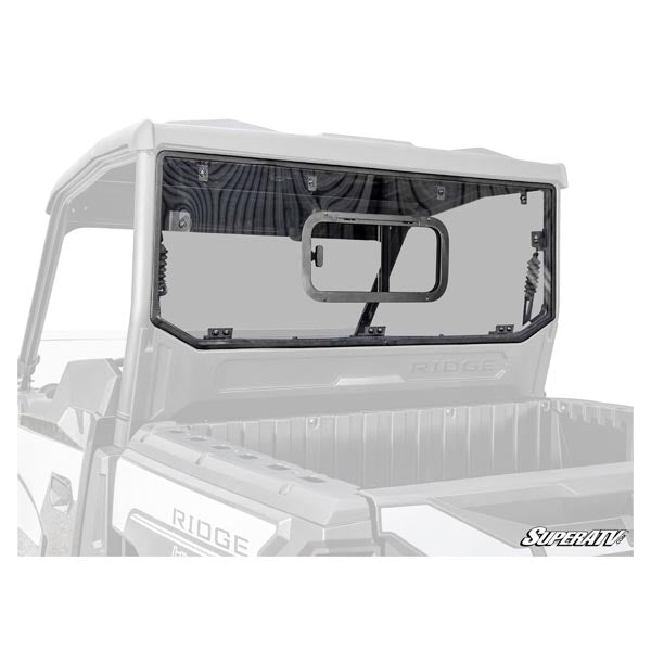 SATV POLY REAR WINDSHIELD KAW  RWS-K-RID-SGW-76