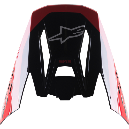 ALPINESTARS VISOR M-5 BEAM BK/GY/RD 8983622-1333
