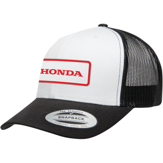 FACTORY EFFEX APPAREL HAT HONDA THROWBK BLK/WHT 25-86304