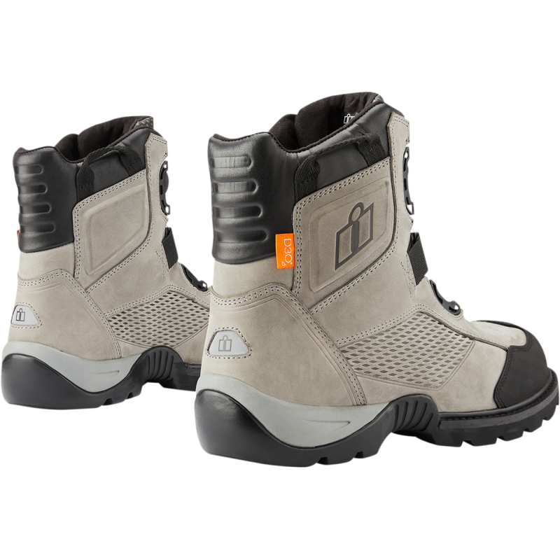 ICON STORMHAWK BOOT GRY 9 3403-1176
