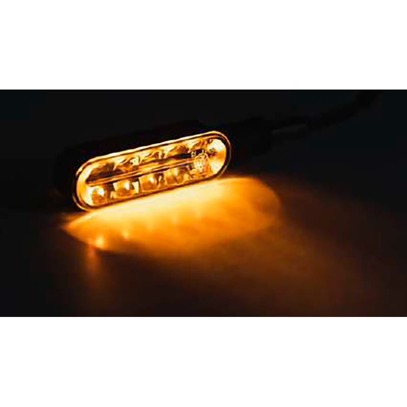 KOSO NORTH AMERICA CYCLONE SEQUENTIAL LED TURN SIGNAL AMBER HE049101