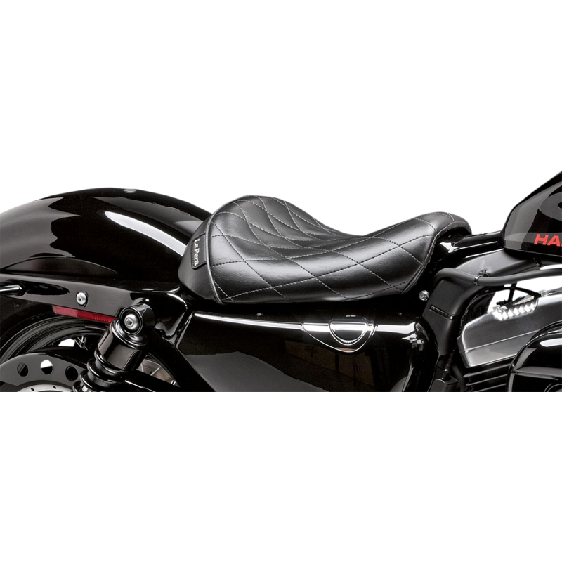 LE PERA BARE BONES SOLO SEAT DIAMOND STITCH BLK  XL 04-22 LK-006DM