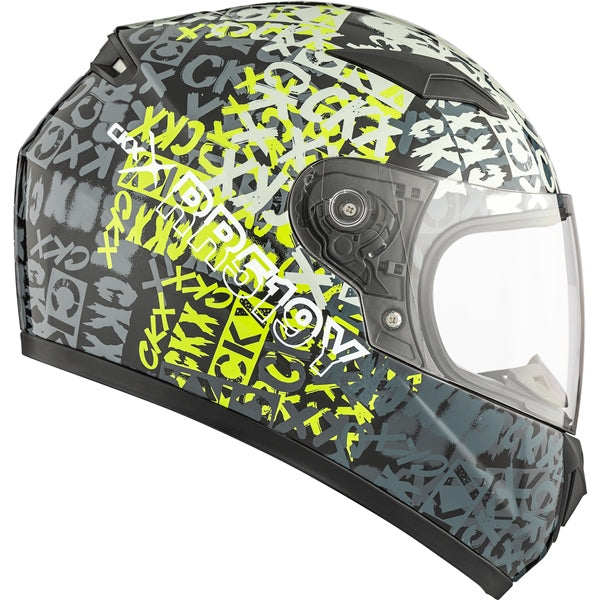 CKX HELM RR519Y SCRAWL GY/LIME GLOSS M CKX 500353