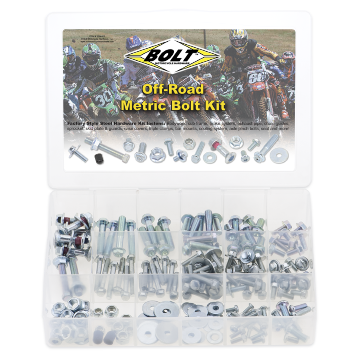 BOLT JAPANESE OFF-ROAD METRIC BOLT KIT 2004-PP