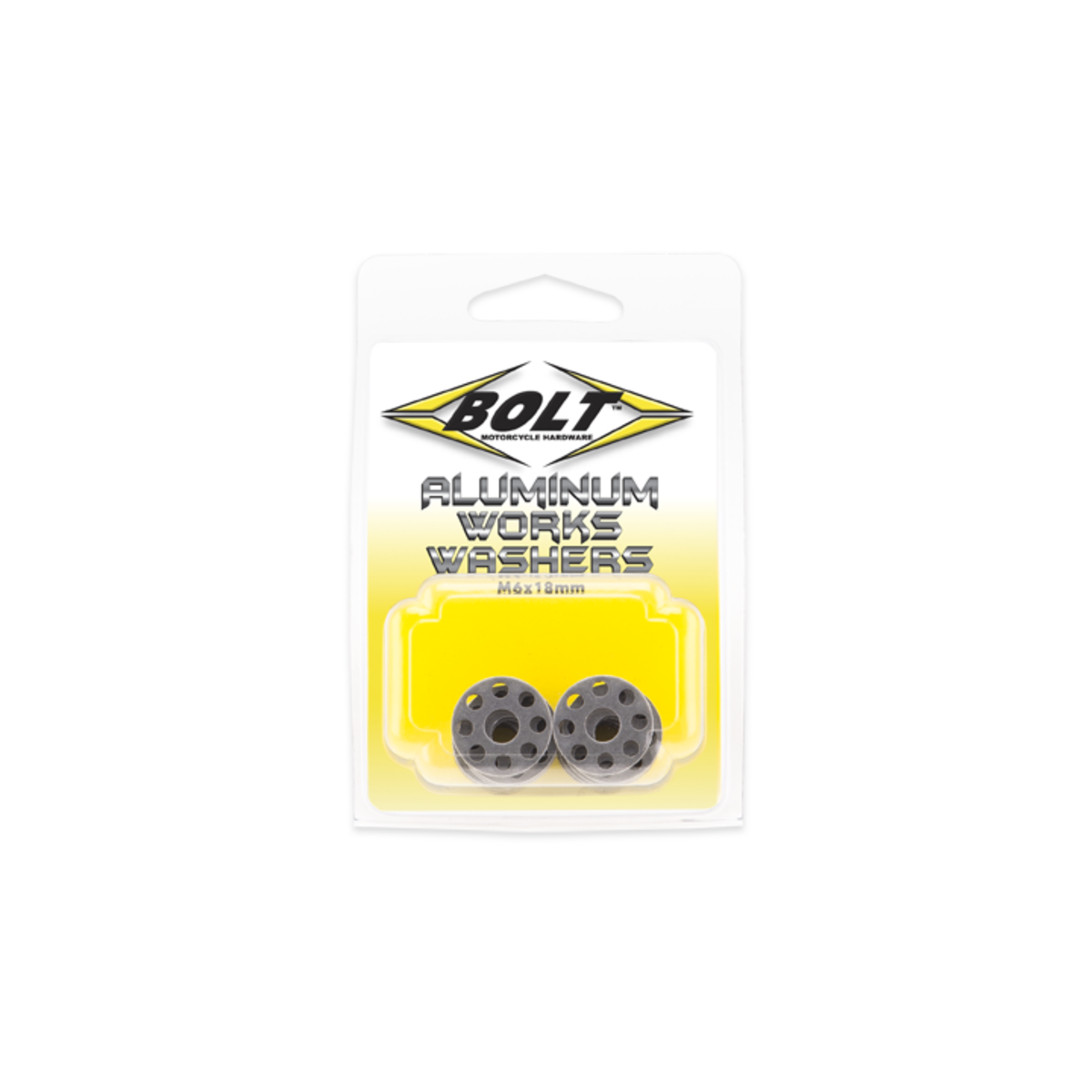 BOLT 18MM ALUMINUM WORKS WASHERS (10) 2009-AWW.18