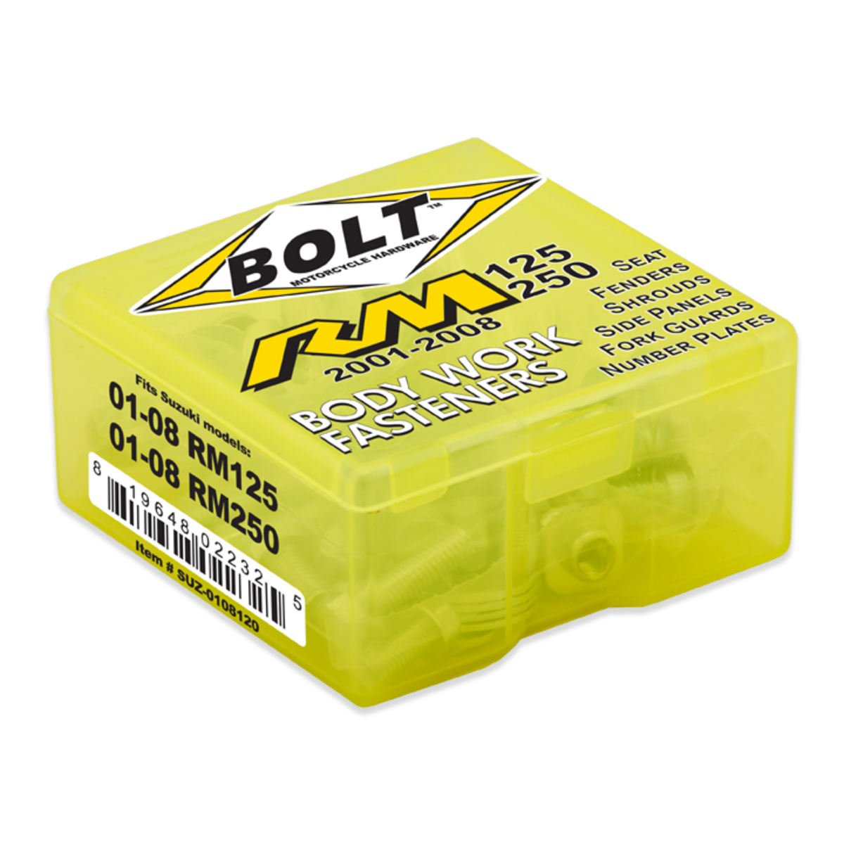 BOLT SUZ FAST.KIT 01-08 RM125/250 SUZ-0108120