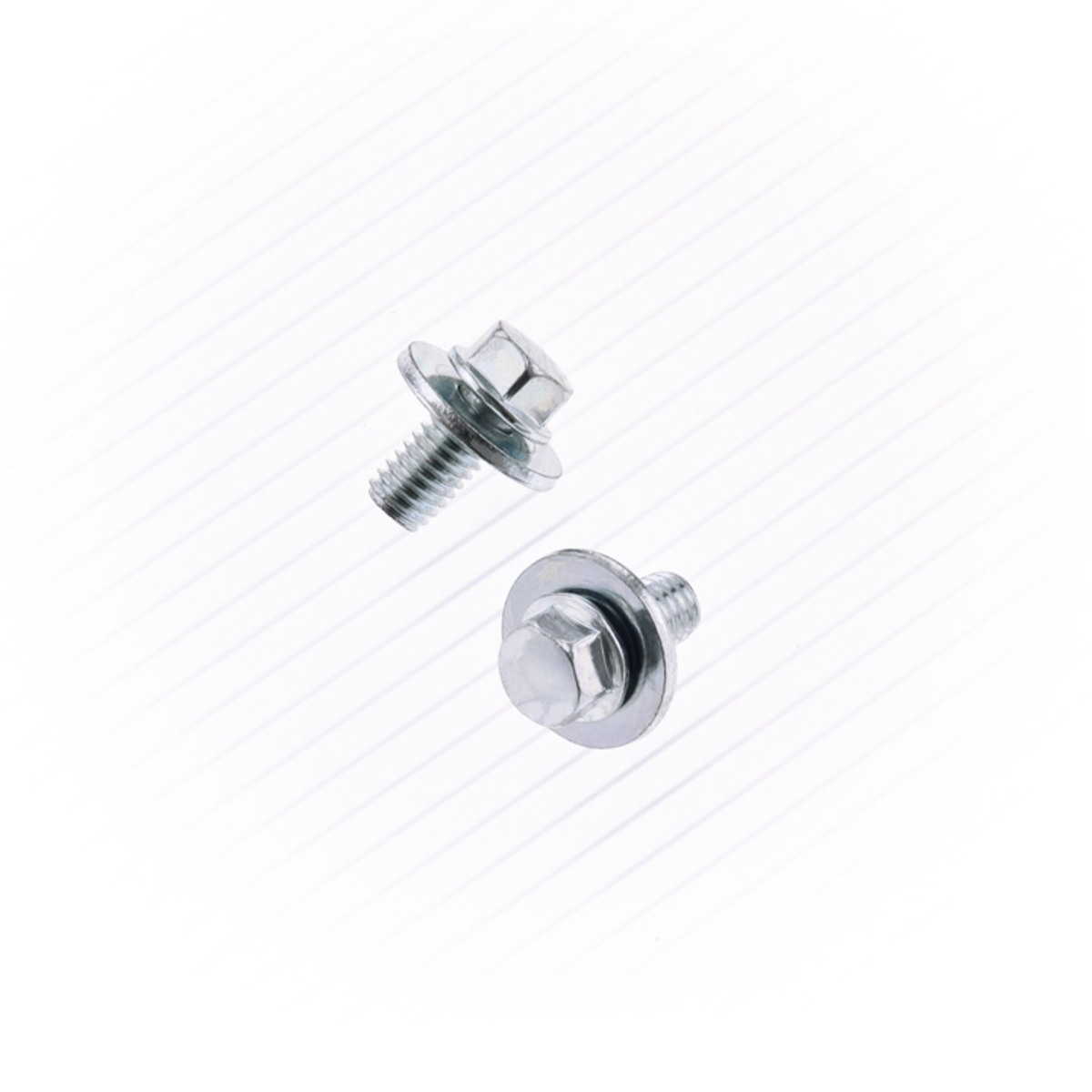 BOLT M6X1.0X12 8MM HEX FLANGE /16MM WASHER 024-11612